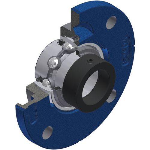 Roulement à billes Insert radial, joint triple lèvre - série EXFCE200