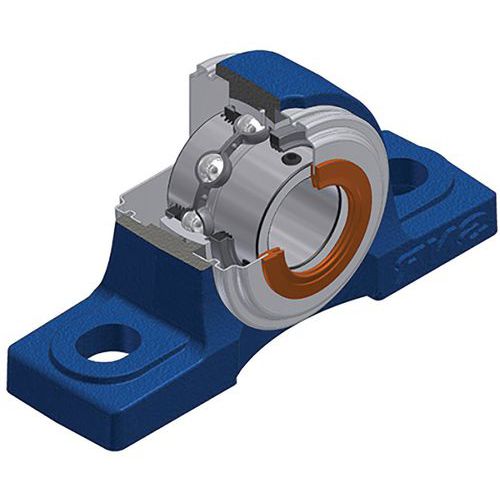 Roulement à billes Insert radial, joint triple lèvre - série UCP207L3