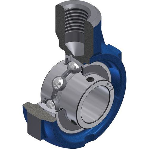 Roulement à billes à Insert radial, vis de fixation - série M-UCHB