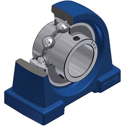 Roulement à billes à Insert radial, vis de fixation - série M-UCUP