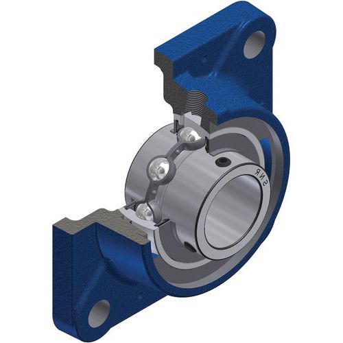 Roulement à billes à Insert radial, vis de fixation - série UCFE202