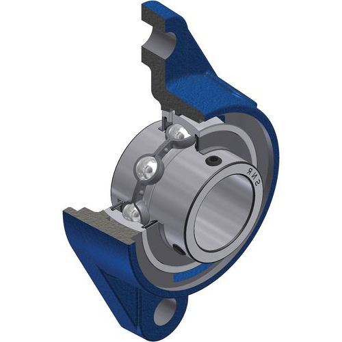 Roulement à billes à Insert radial, vis de fixation - série UCFLE206