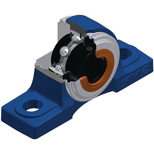 Roulement à billes à Insert radial, vis de fixation - série UCP210T2