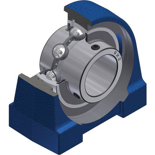 Roulement à billes à Insert radial, vis de fixation - série UCPG200