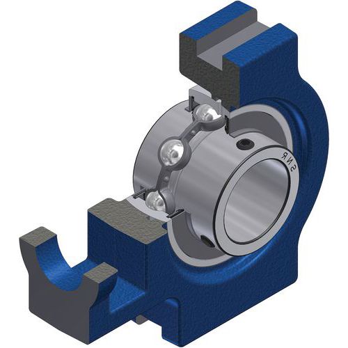 Roulement à billes à Insert radial, vis de fixation - série UCT20