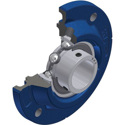 Roulement à billes à Insert radial, vis de fixation - série USFEE200