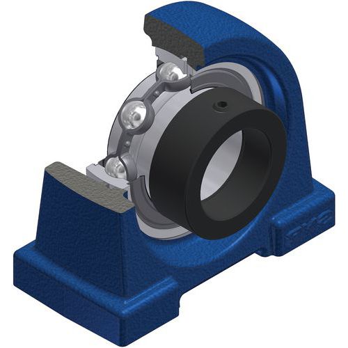 Roulement à billes Insert radial, joint à une lèvre - série AELUP