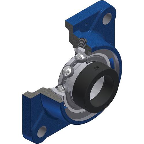 Roulement à billes Insert radial, joint à une lèvre - série ESFE200