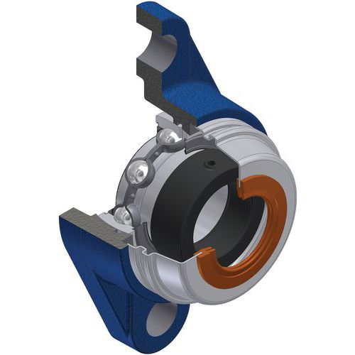 Roulement à billes Insert radial, joint à une lèvre - série ESFL200