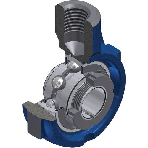 Roulement à billes Insert radial, manchon de serrage - série UKEHE200