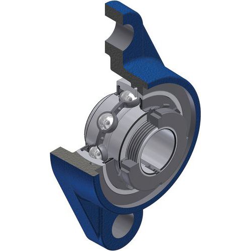 Roulement à billes Insert radial, manchon de serrage - série UKFL200