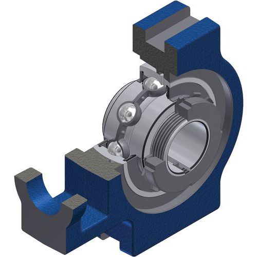 Roulement à billes Insert radial, manchon de serrage - série UKT200