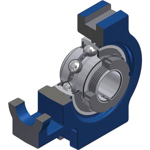 Roulement à billes Insert radial, manchon de serrage - série UKT300