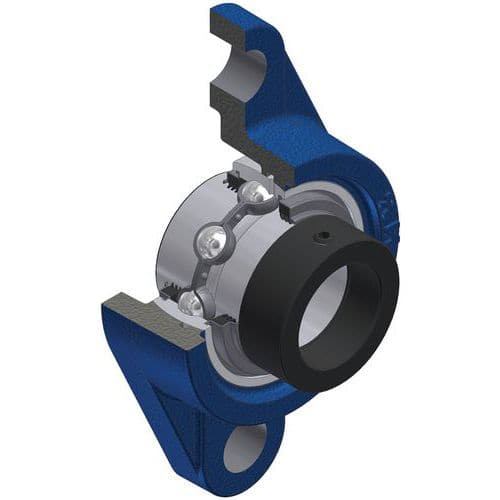 Roulement à billes à Insert radial, joint triple lèvre - série EXF