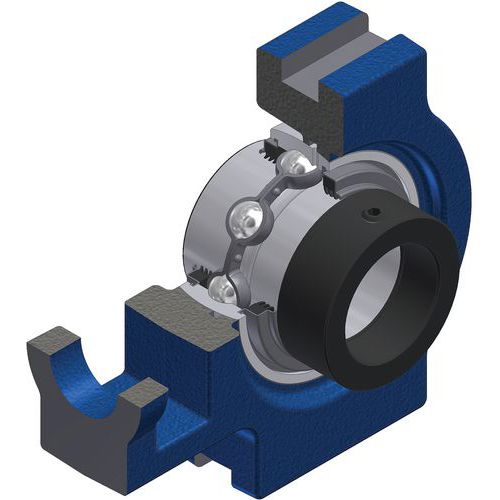 Roulement à billes à Insert radial, joint triple lèvre - série EXT200