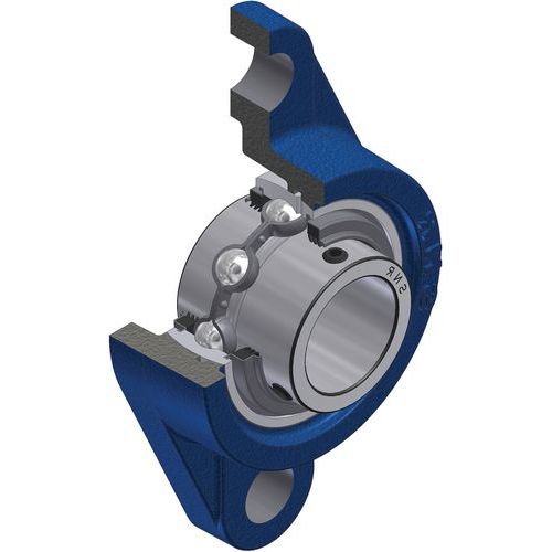 Roulement à billes à Insert radial, joint triple lèvre - série UCFL203