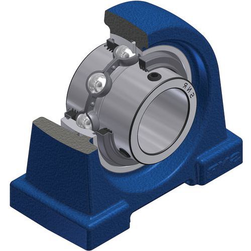 Roulement à billes à Insert radial, joint triple lèvre - série UCPA200