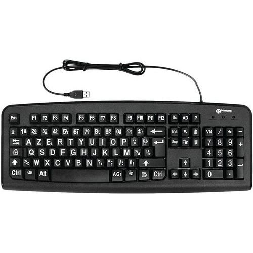 Clavier confort visuel pour ordinateur - Geemarc