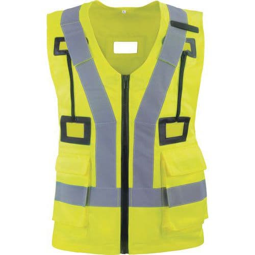 Gilet haute visibilité en polyester, coton