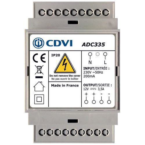 Alimentation Découpage 12 V 3.5 Amp 3 Modules