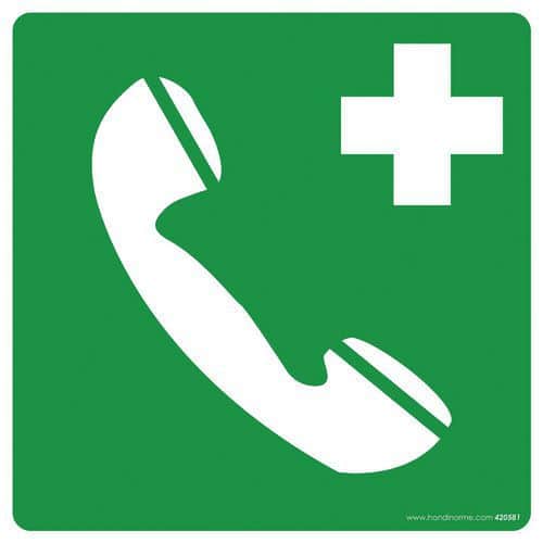 Panneau téléphone fond vert