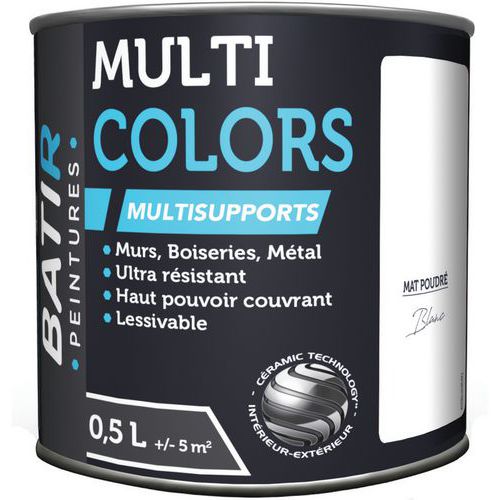 Peinture multi-supports effet mat poudré - Batir