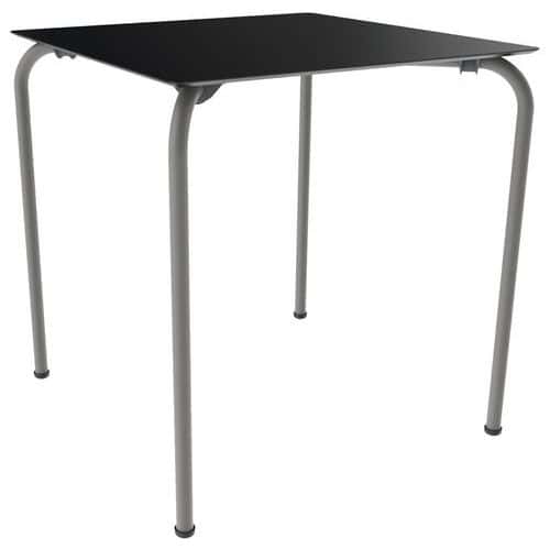 Table CORE 70 x 70 cm stratifié compact/acier - GARBAR