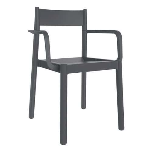 Lot de 4 fauteuils DANNA polypropylène - GARBAR