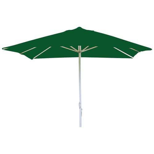 Parasol 3 x 3 m mât alu toile polyester - GARBAR