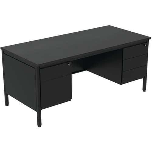 Bureau ministre Confort 2 avec caisson - 180 cm