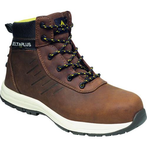 Chaussures de sécurité hautes S3S SR FO SAGA2 Marron - Delta Plus