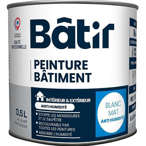 Peinture anti-humidité intérieur/extérieur - Batir