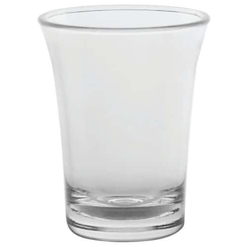 Lot de 24 verres shot 2,5 cL copolyester - PLASTOREX