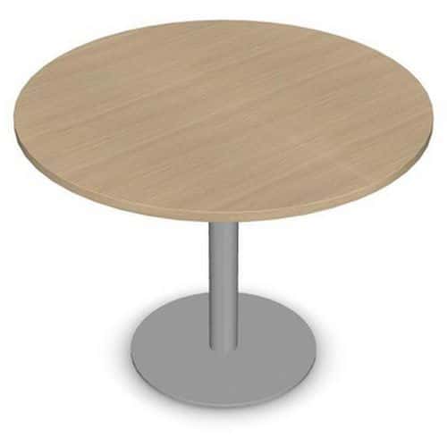 Table ronde chêne Blanchi Misao 120cm - Manutan Expert