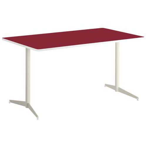 Table TAMARIS rectangulaire 120 x 80 cm Clen