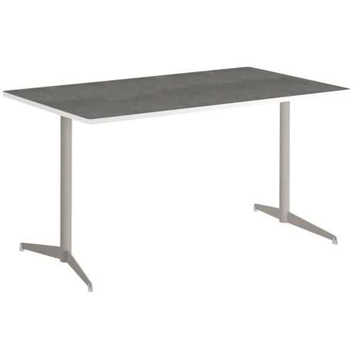 Table TAMARIS rectangulaire 140 x 80 cm - Clen