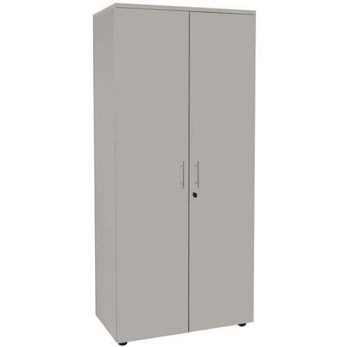 Armoire haute 2 portes battantes 180 cm Linéo Simmob