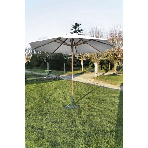 Parasol bois rond Ø 3 m Proloisirs