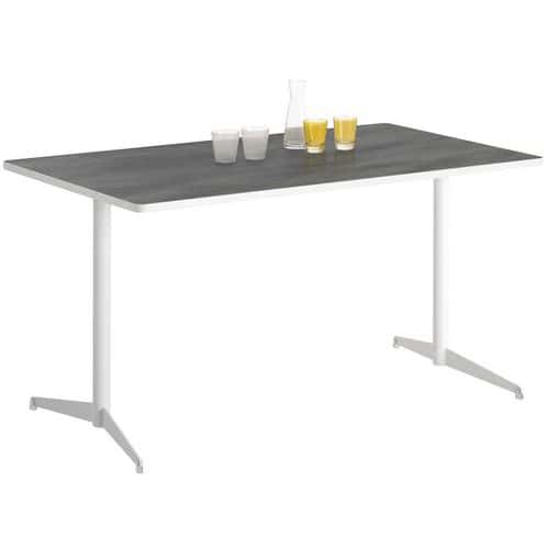 Table TAMARIS rectangulaire 140 x 80 cm - Clen