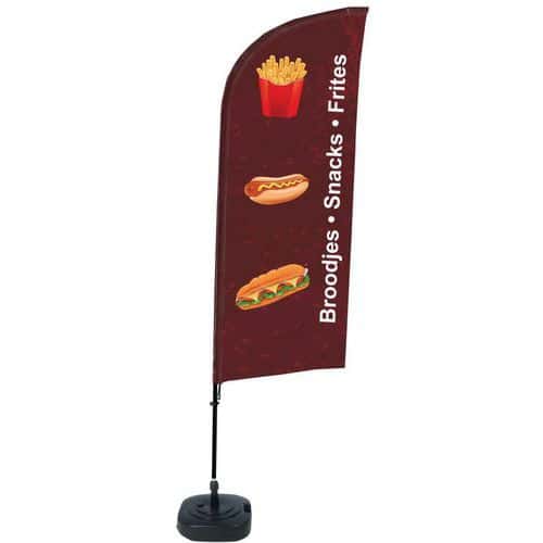 Beach flag base remplissable Snacks - Néerlandais - Showdown Displays