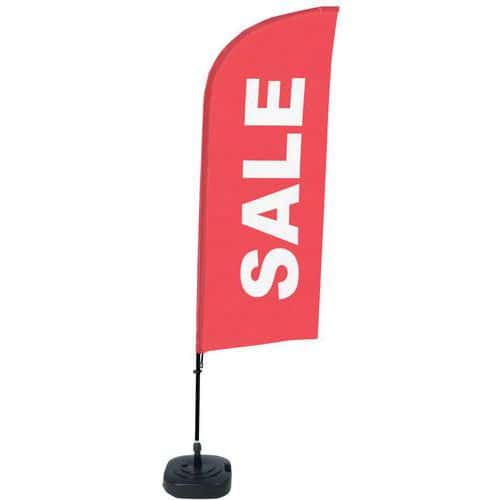 Beach flag base remplissable Soldes - Anglais - Showdown Displays