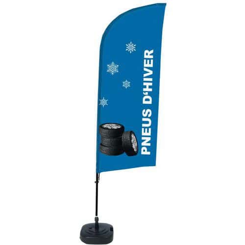 Beachflag base remplissable Pneus hiver - Français - Showdown Displays