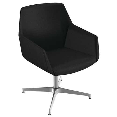 Fauteuil visiteur pivotant Dune Quadrifoglio