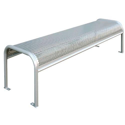 Banquette Troke 2,08 m acier gris 9006