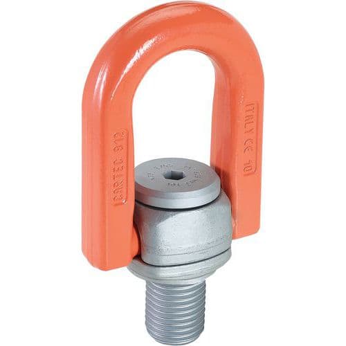 Anneau de levage articule orientable sous charge - Godet