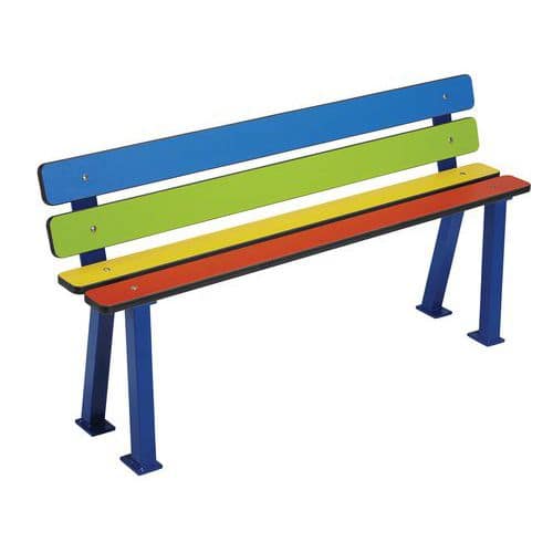 Banc enfant Arc en ciel