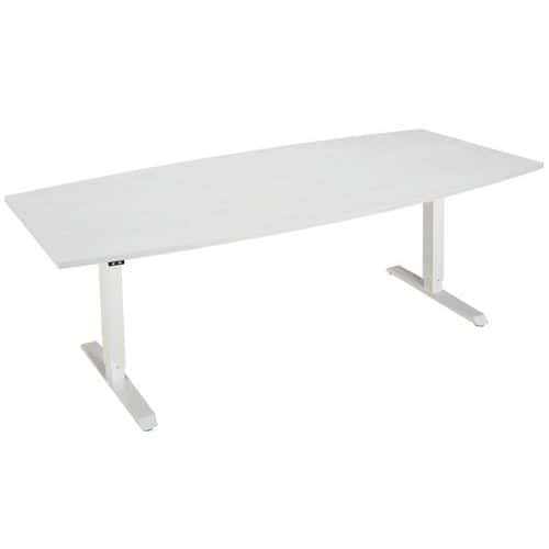 Table réglable en hauteur forme tonneau Oréa - Manutan - Manutan Expert