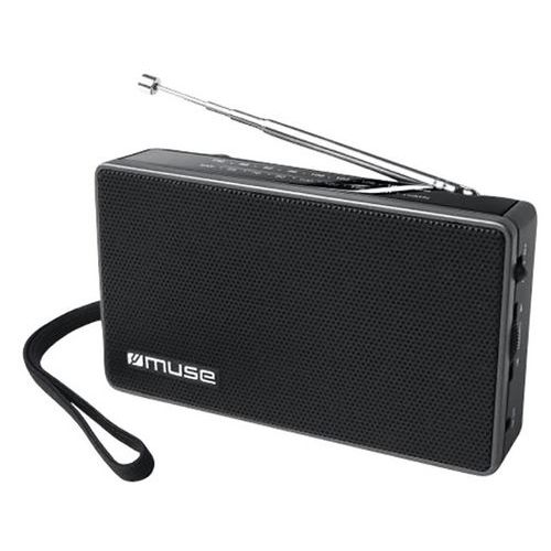 Radio piles ou secteur analogique MUSE noir - m030r