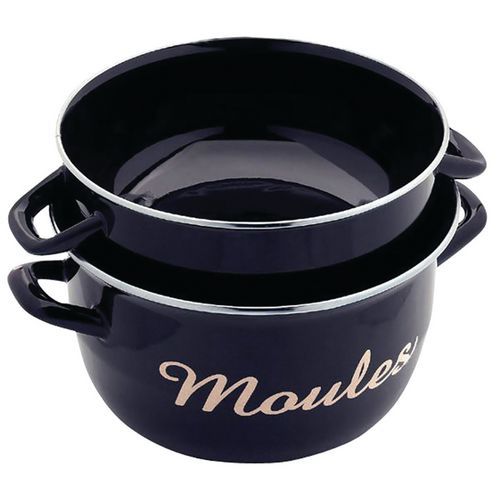 Marmite à moules 24 cm noire -BAUMALU