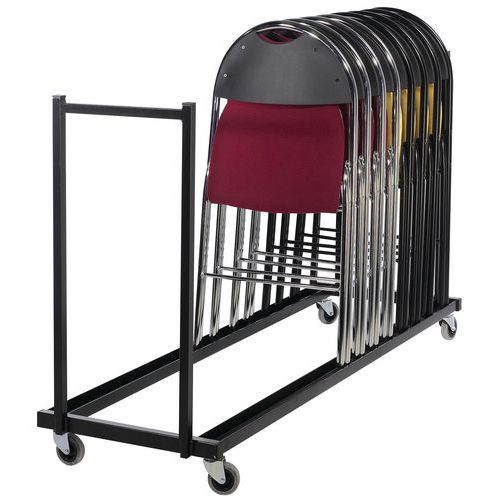 Chariot de rangement pour chaises pliantes CLAP